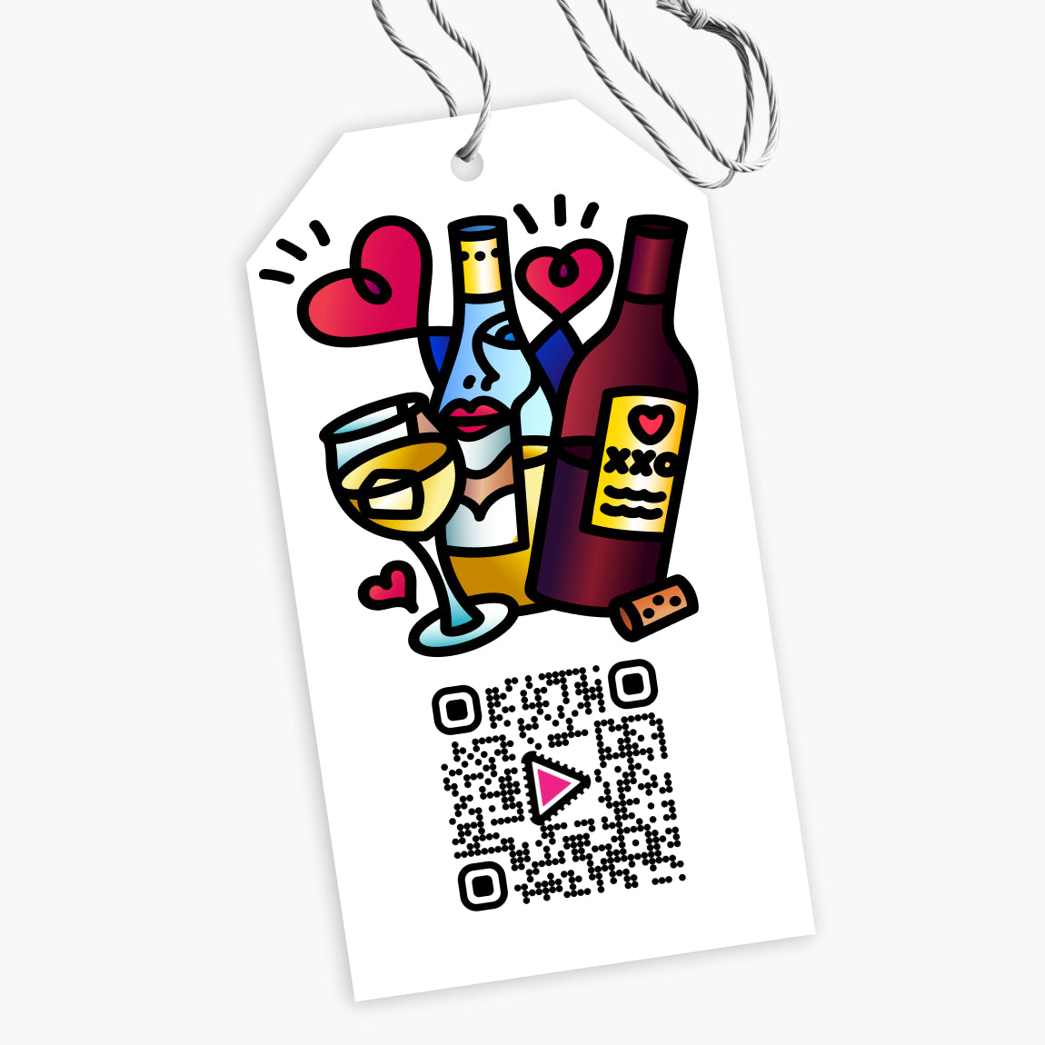Wine Lover Hang Tag