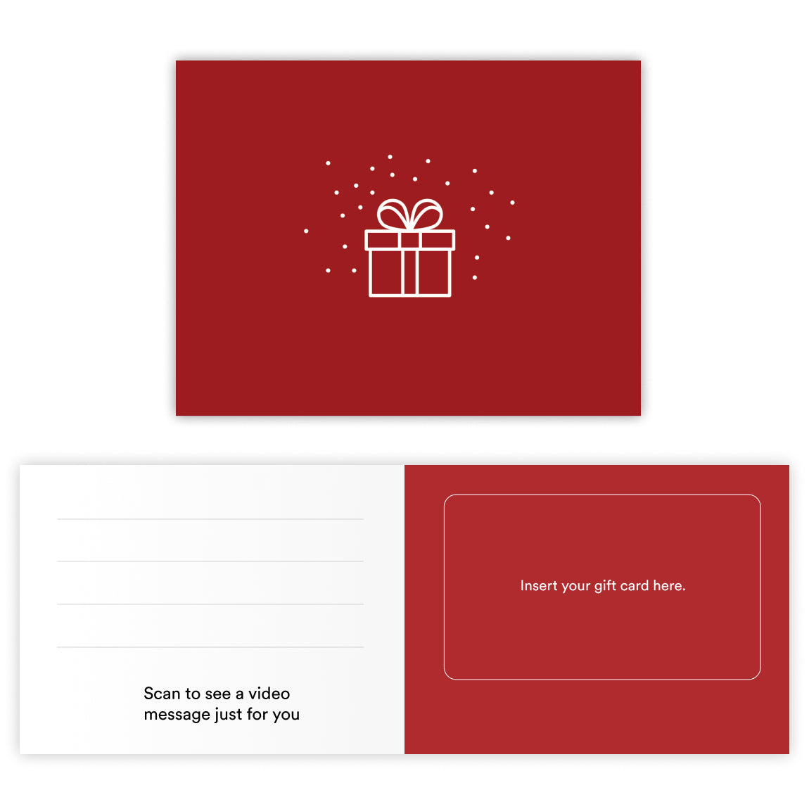 Gift Card Holder - Red