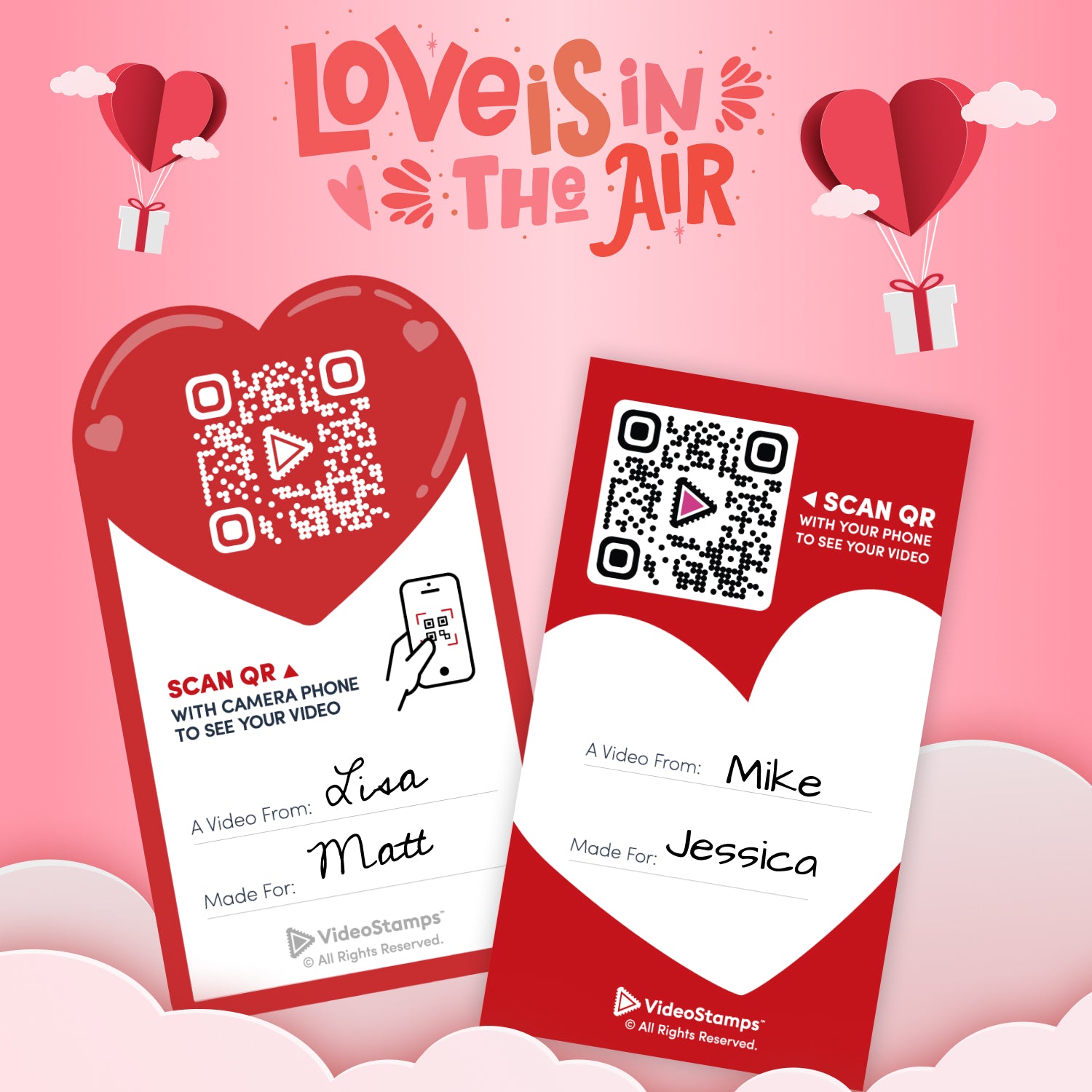 Get Two Free Valentine's VideoStamps