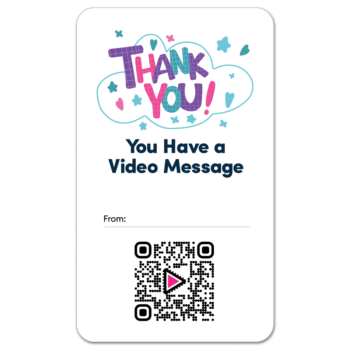 VideoStamps Note Card - Thank You