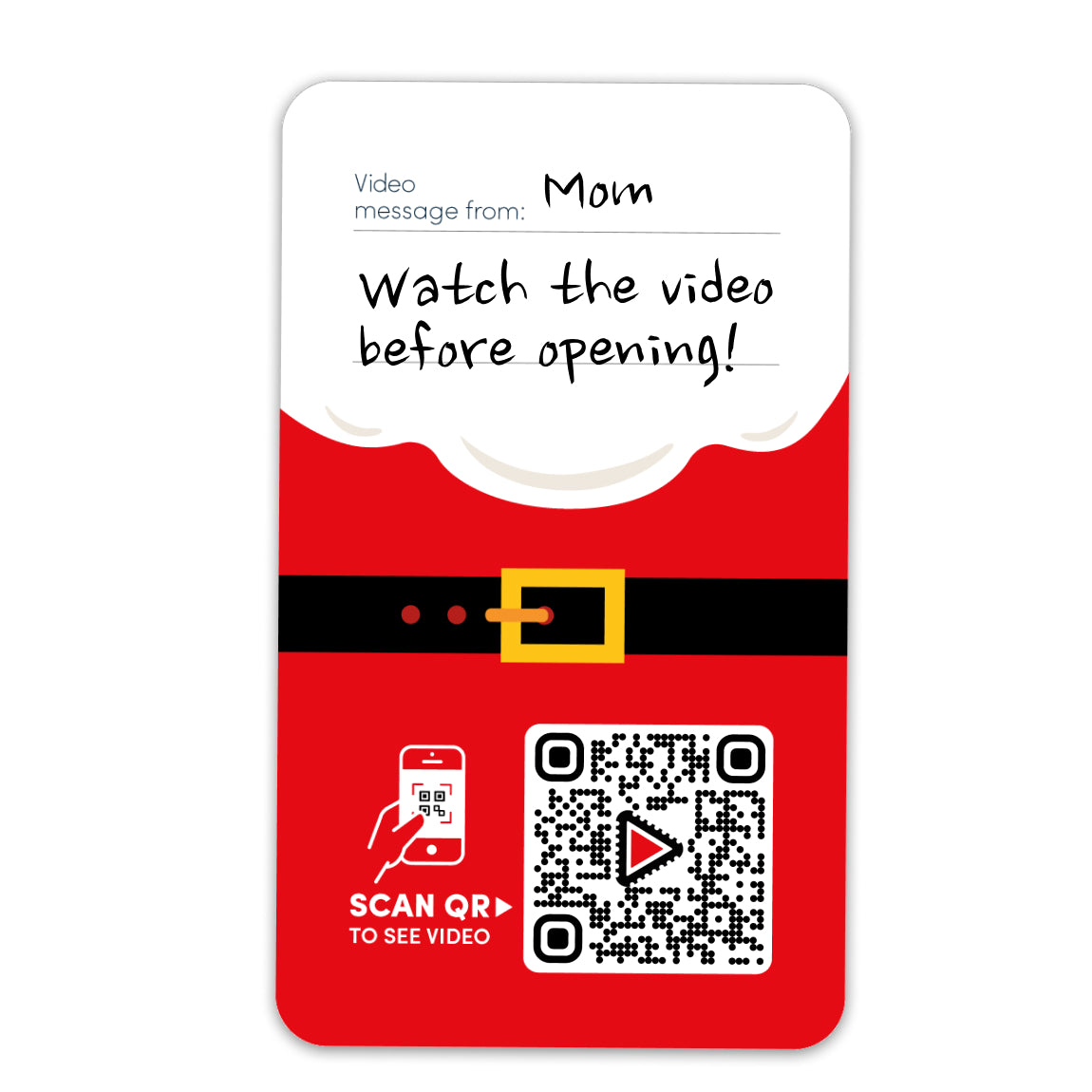 VideoStamps Individual Sticker - Santa 2